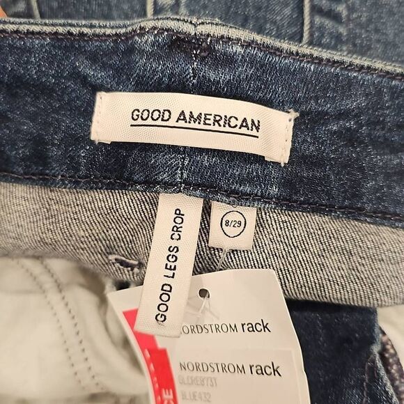 NWOT Good American Good Legs Crop Sz 8/29 - Picture 2 of 11